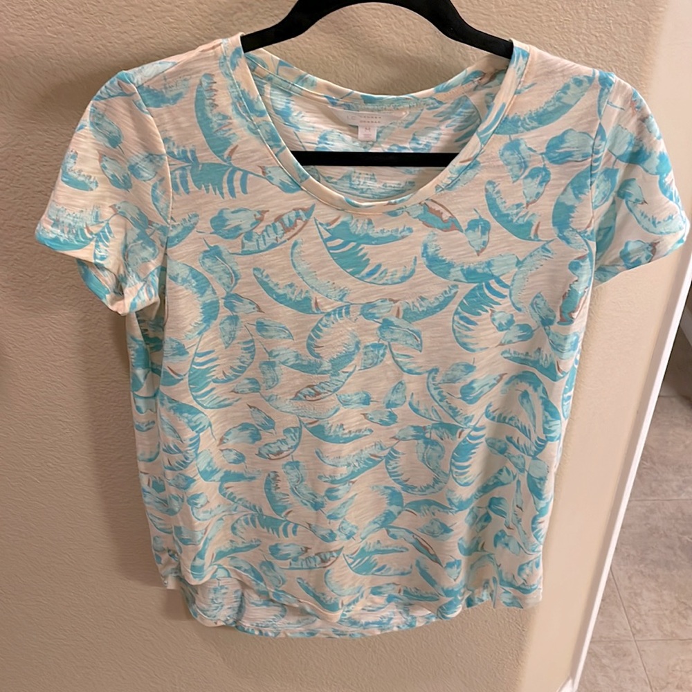 Lauren Conrad Palm Print T Shirt
